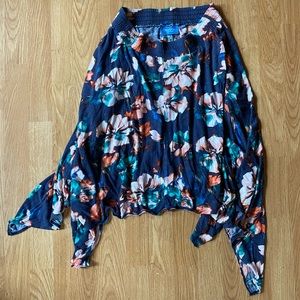 SimplyVera Vera Wang Floral Handkerchief Skirt